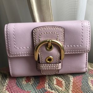 Purple pastel Coach wallet